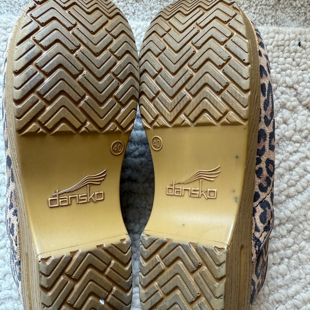 Dansko Leopard Print Slippers - Picture 2 of 3